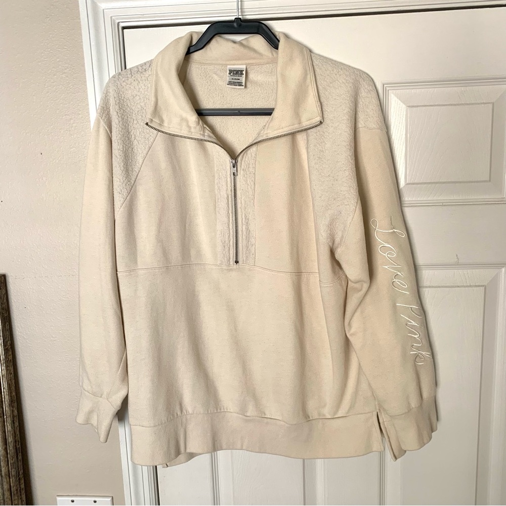 VS PINK quarter zip